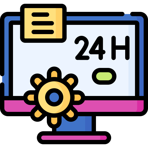 24/7 Support Icon